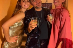 Stella Bossari, Daniele Bossari e Filippa Lagerback