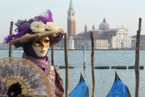 Esempio di maschera del Carnevale di Venezia