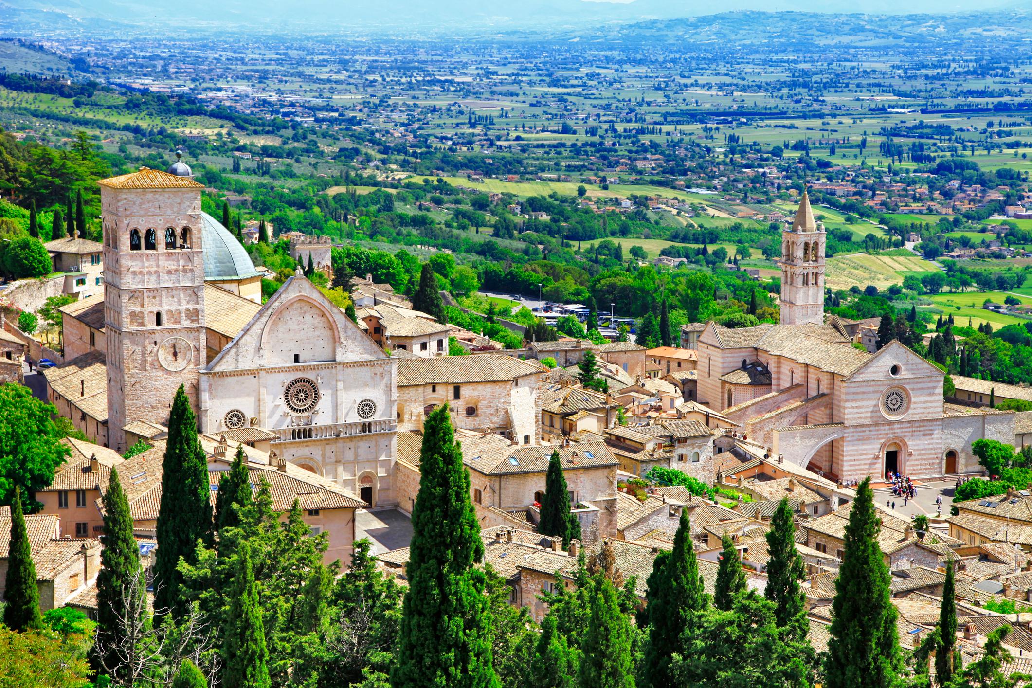 The Basilica of San Francesco in Assisi, a UNESCO World Heritage Site