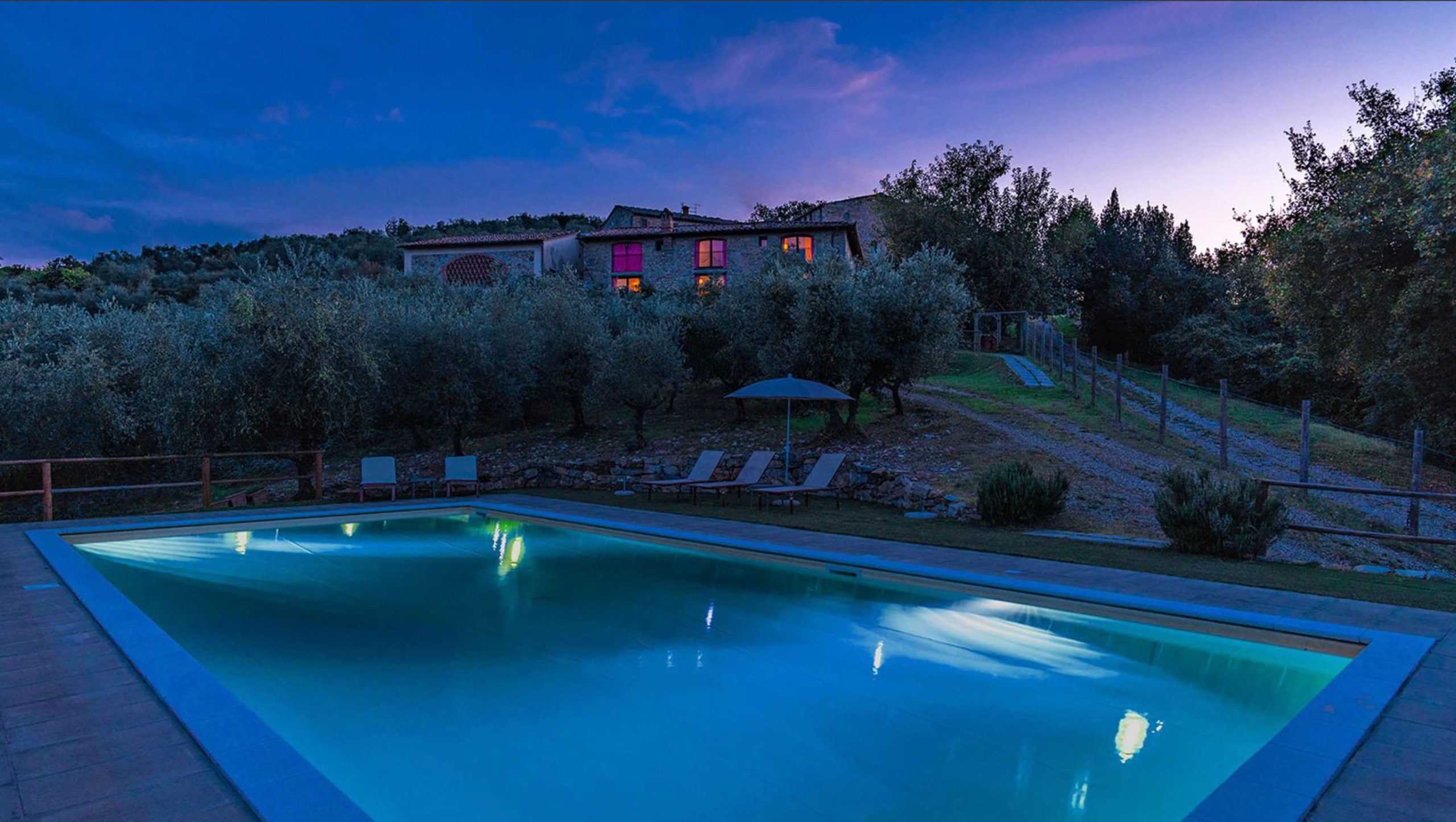 Villa con piscina vicino Siena