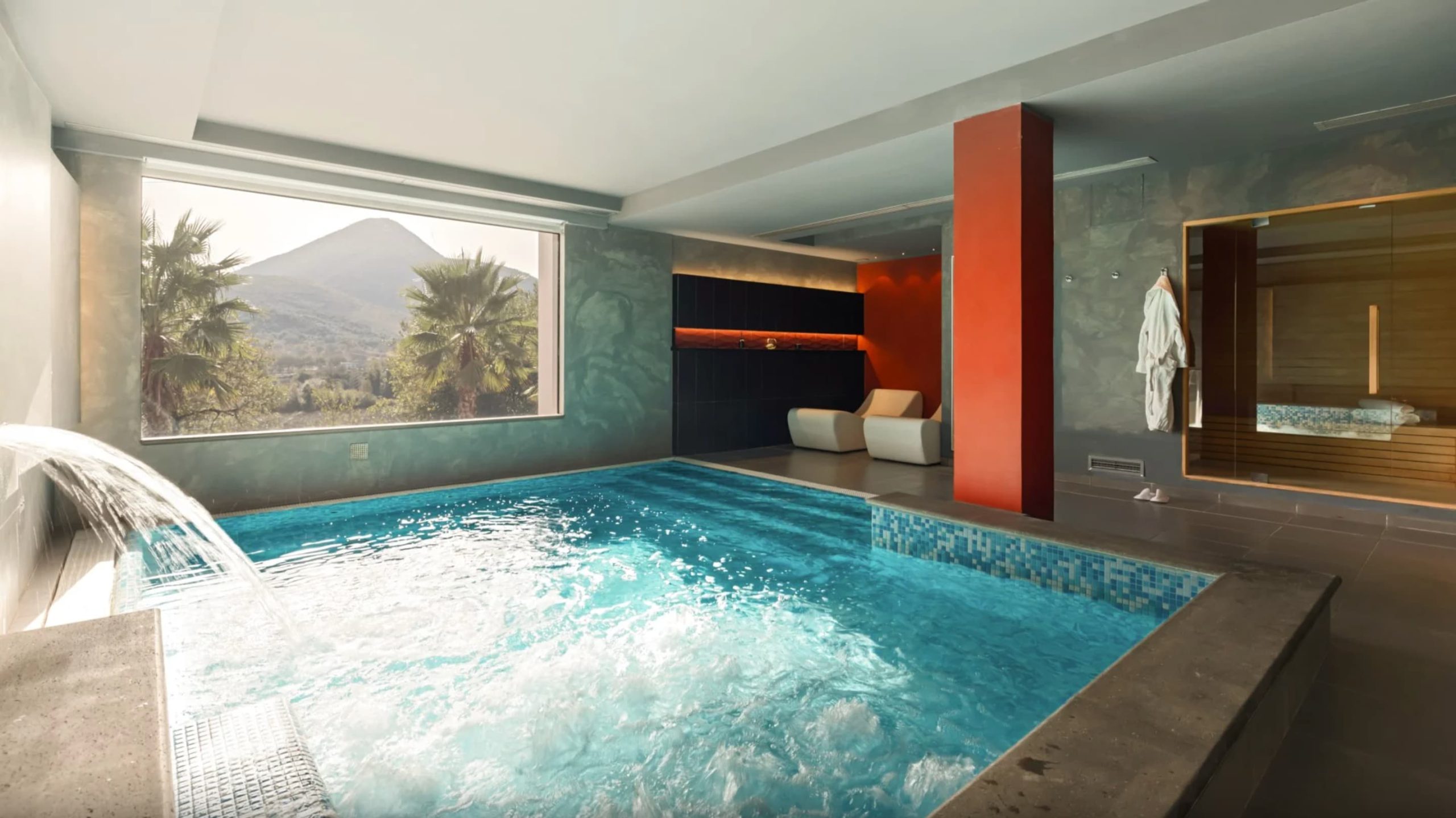 Spa inside a villa in Italy