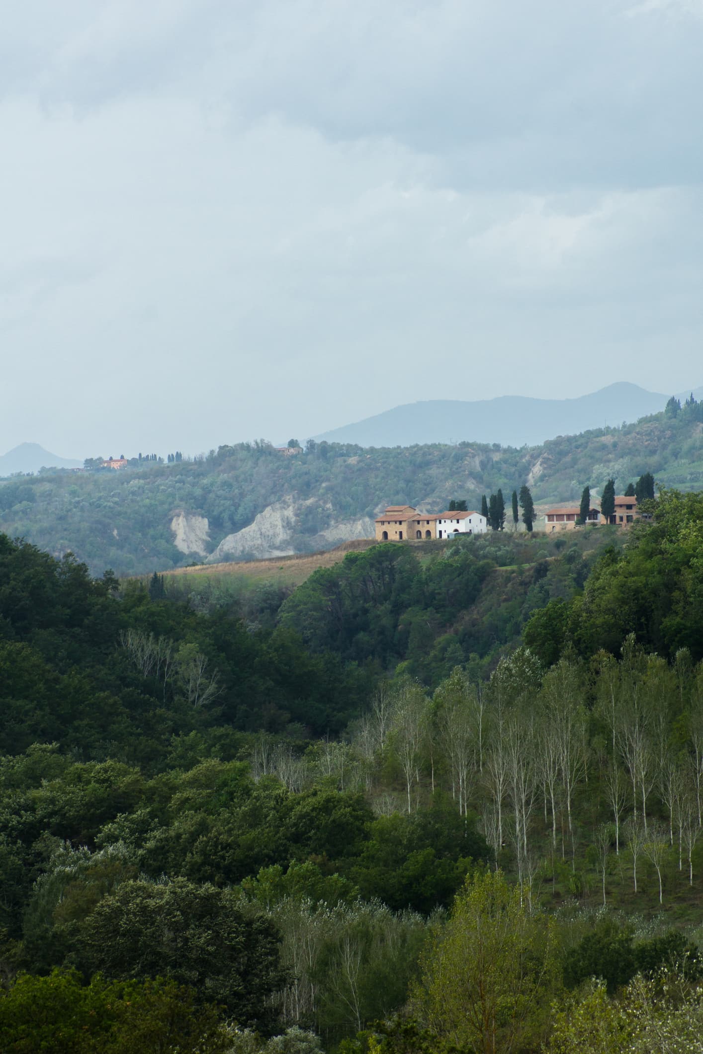 The Chianti hills between Florence and Siena